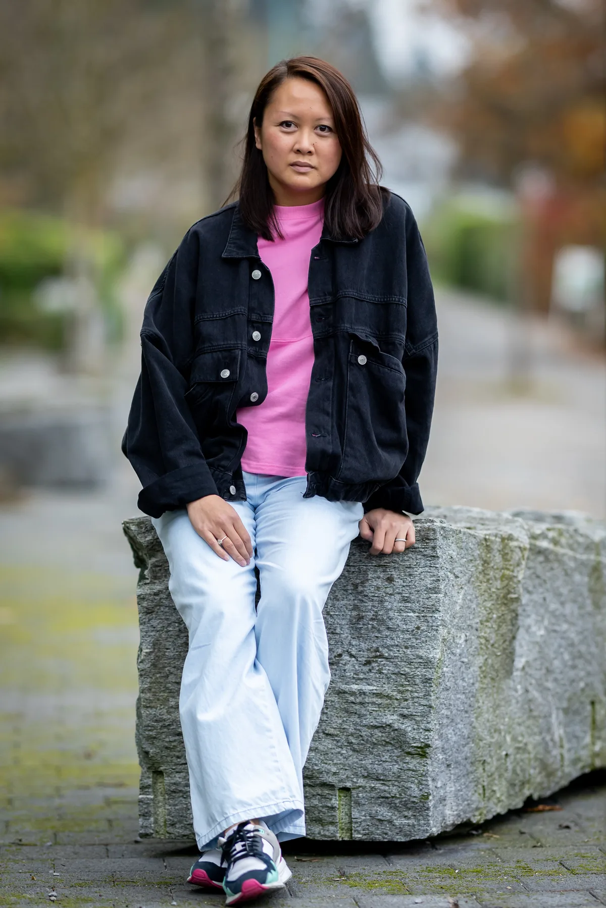 Loan Nham portraitiert auf der Sportanlage an der Letzacherstrasse in Faellanden.